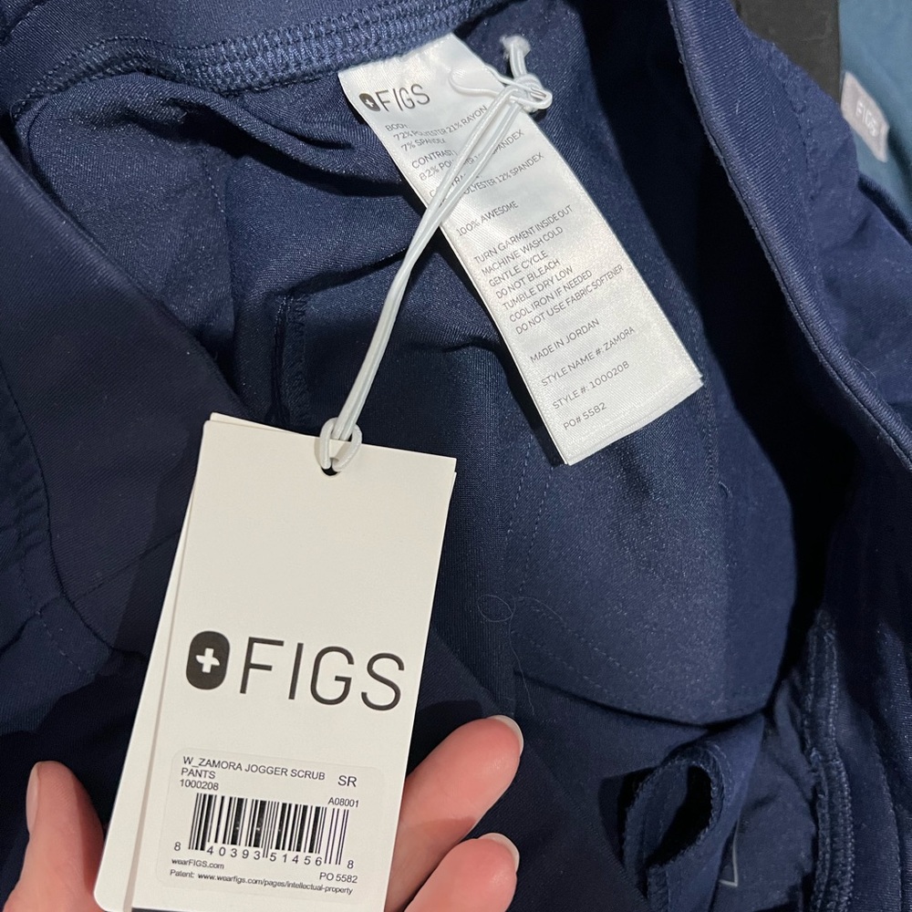 Figs Navy Jogger Scrub Pants